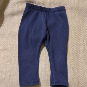 Navy Blue Infant Girl Sweatpants. Size 12m